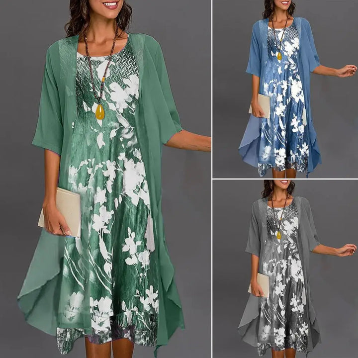 Lurelia | Robe Tricotée de Soirée Manches Longues Élégante Pour Femmes