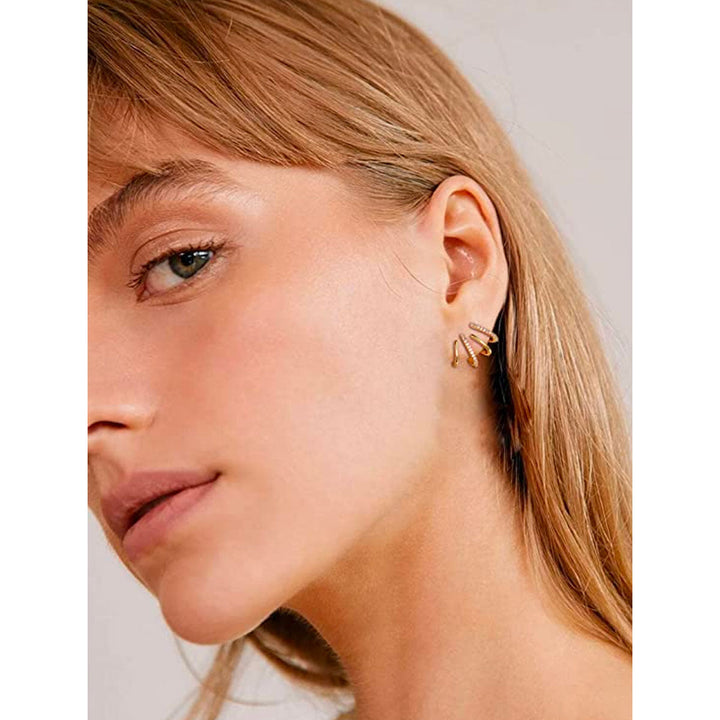Jacy | Boucles d'oreilles manchette griffes