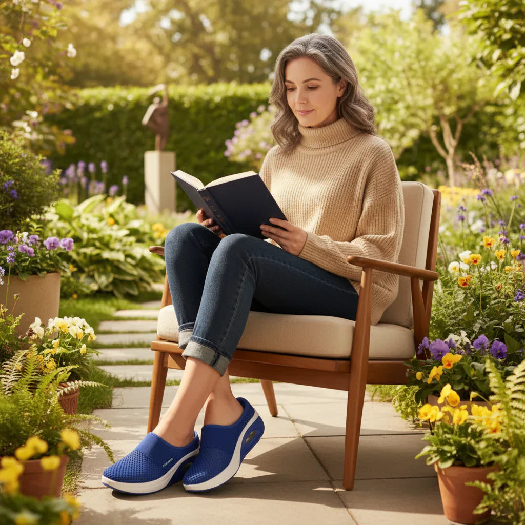 Dame Ortopædiske Slip-On Sandaler | Svangstøtte Indlægssål