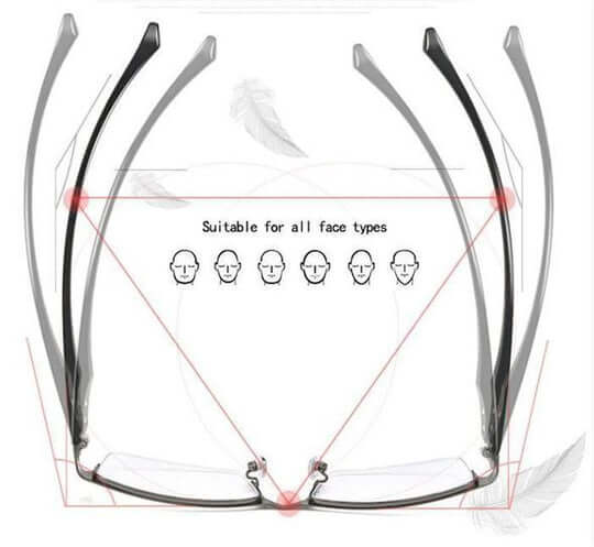 Lunettes de Lecture Progressives Multifocales | Filtre Lumière Bleue Fatigue Oculaire