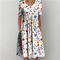 Ladies' Flower Ruffle Summer Dress | Vintage Style