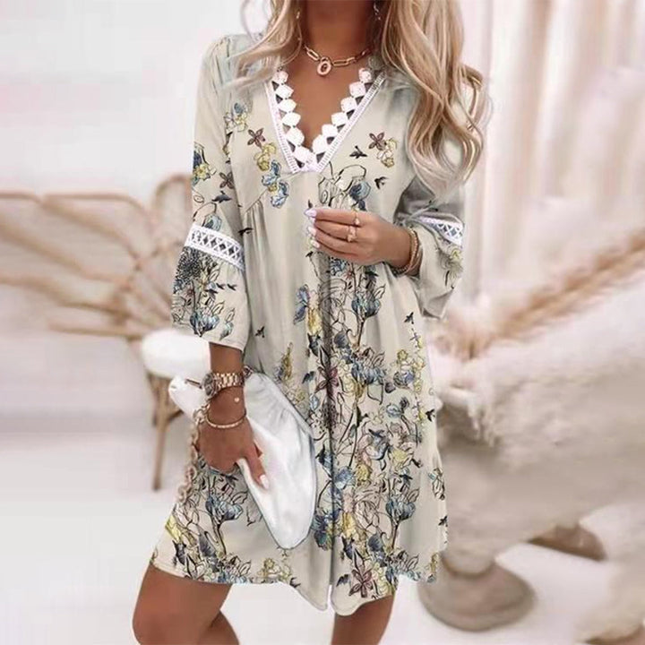 Robe d'été bohème pour femme | Détails en crochet