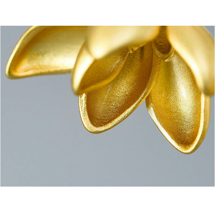 Boucles d'oreilles pendantes Magnolia Blomst | Élégants bijoux floraux en forme de goutte