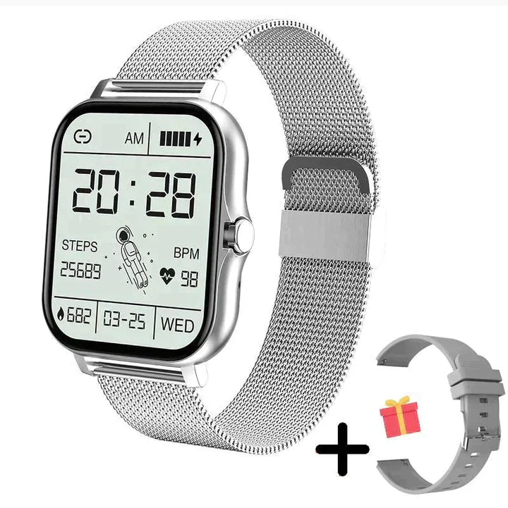 Ceas inteligent | Apel Bluetooth, monitorizare fitness și sănătate