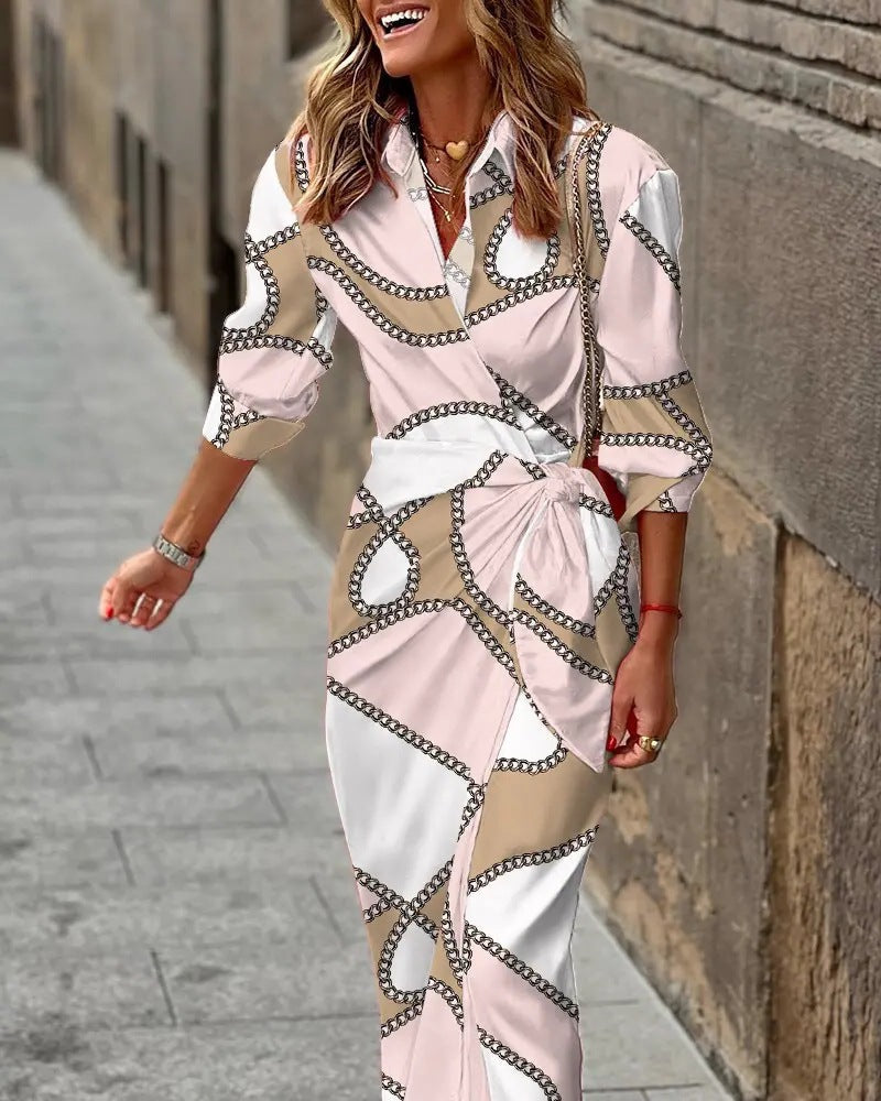 Robe d'été pour femme | Détail col