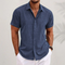 Chemise homme décontractée style lin | Indispensable été décontracté
