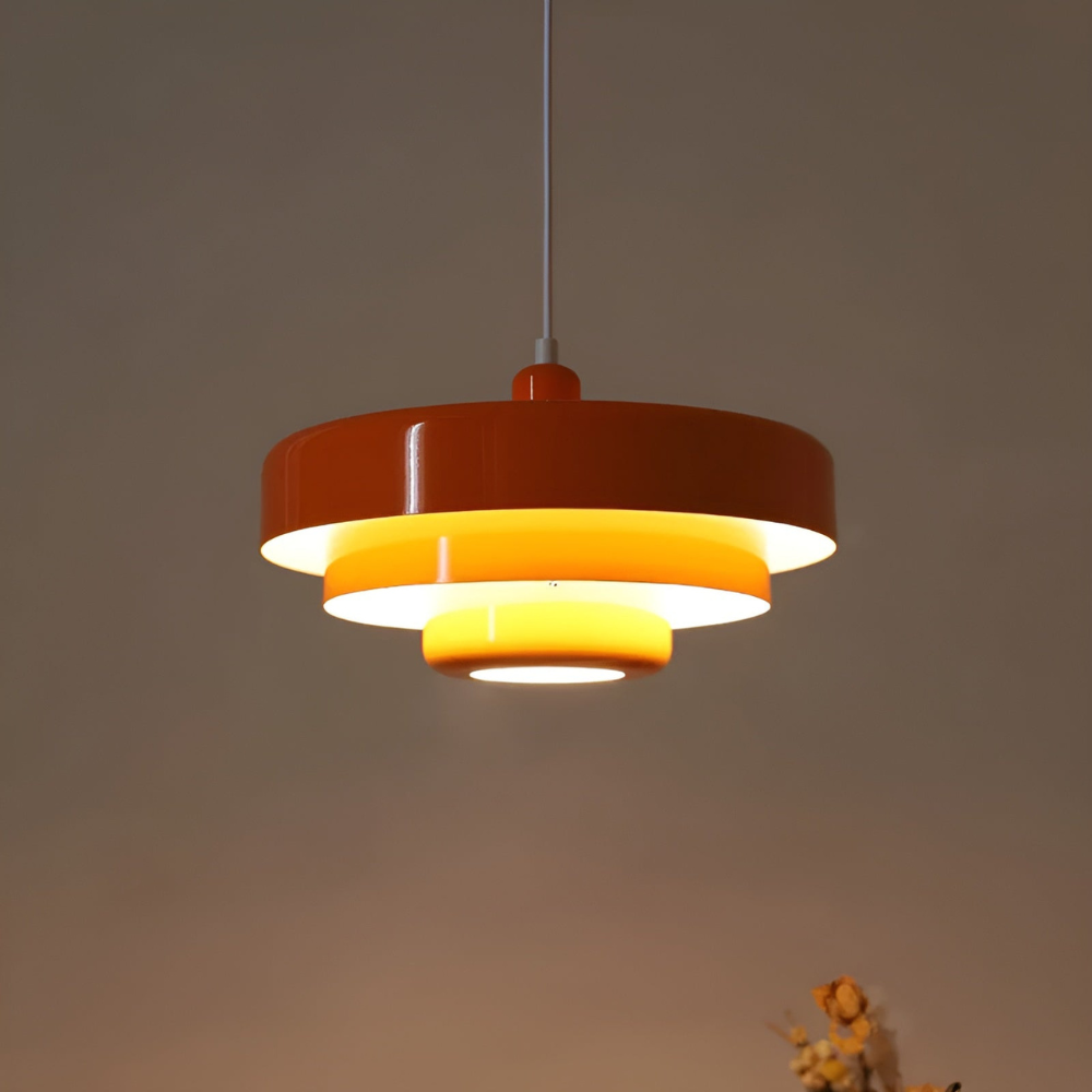 Oranžové Retro Stropní Světlo