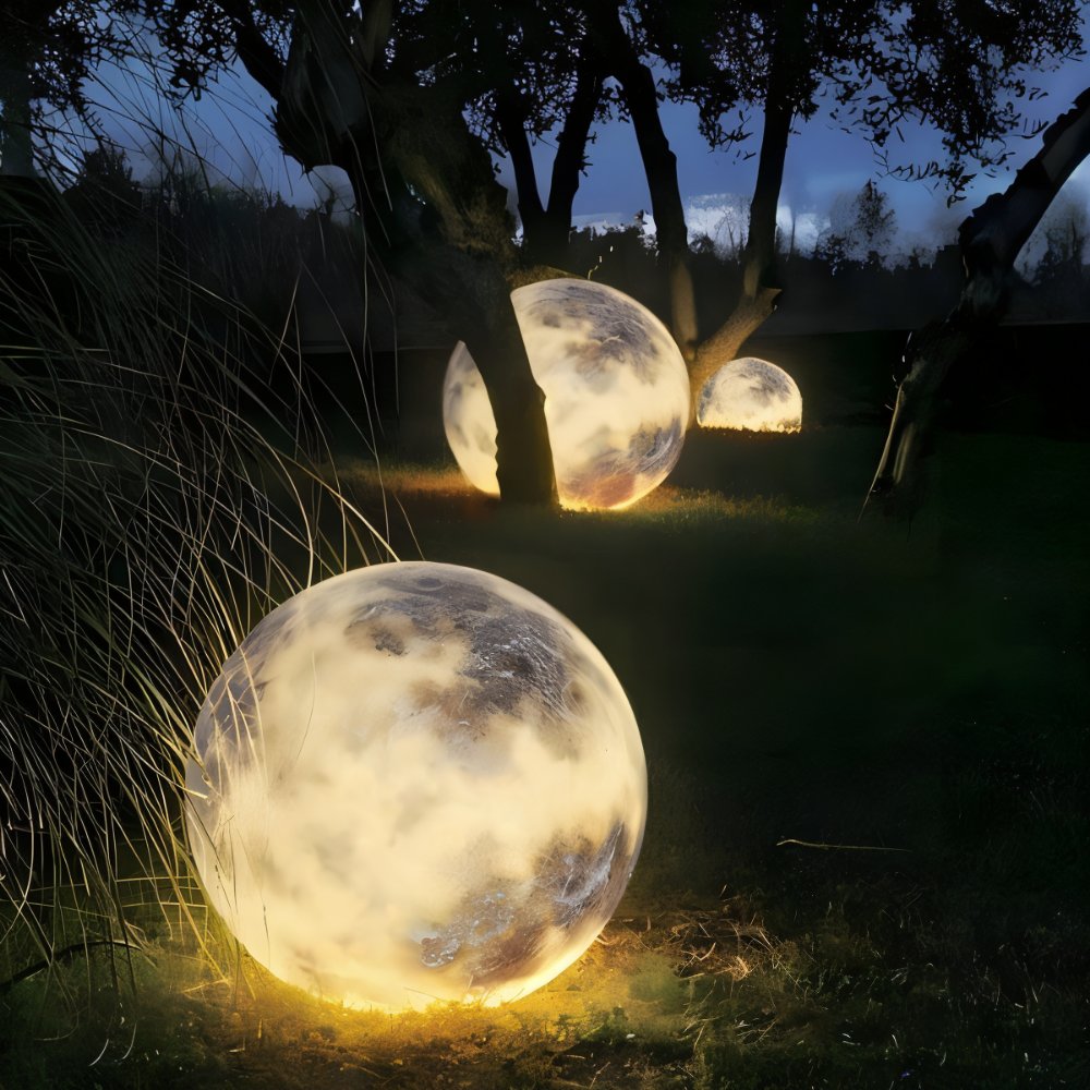 Solar Garden Moonlight | Outdoor Moon Lamp