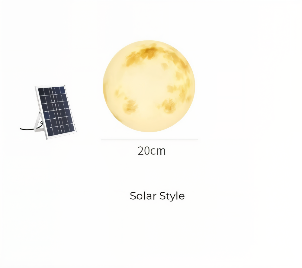 Solar Garden Moonlight | Outdoor Moon Lamp