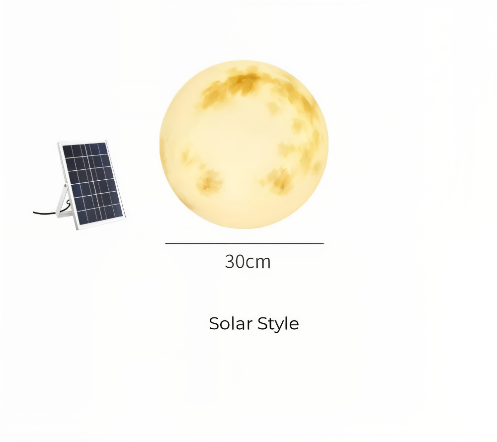 Solar Garden Moonlight | Outdoor Moon Lamp
