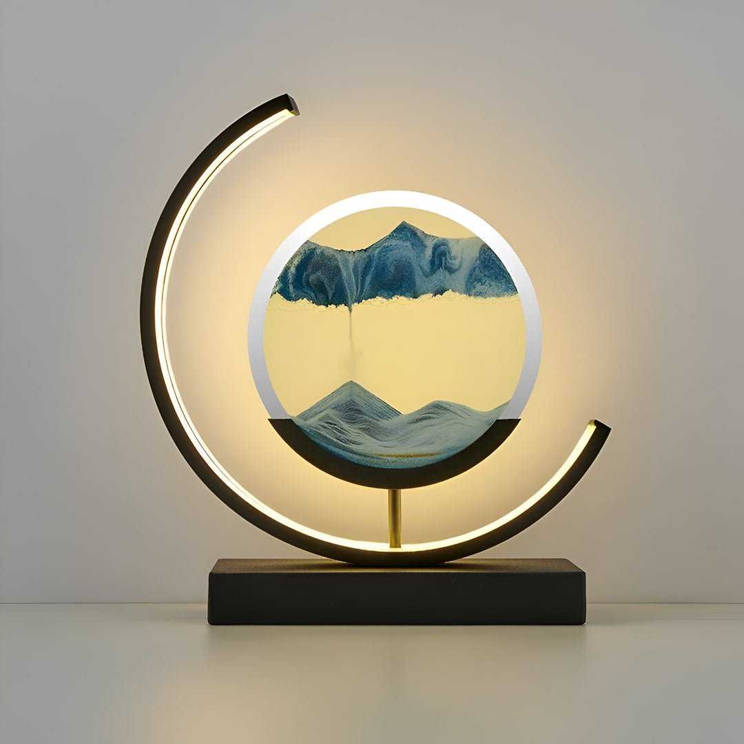 Lampe d'Art Sable Lumineux Déplacé