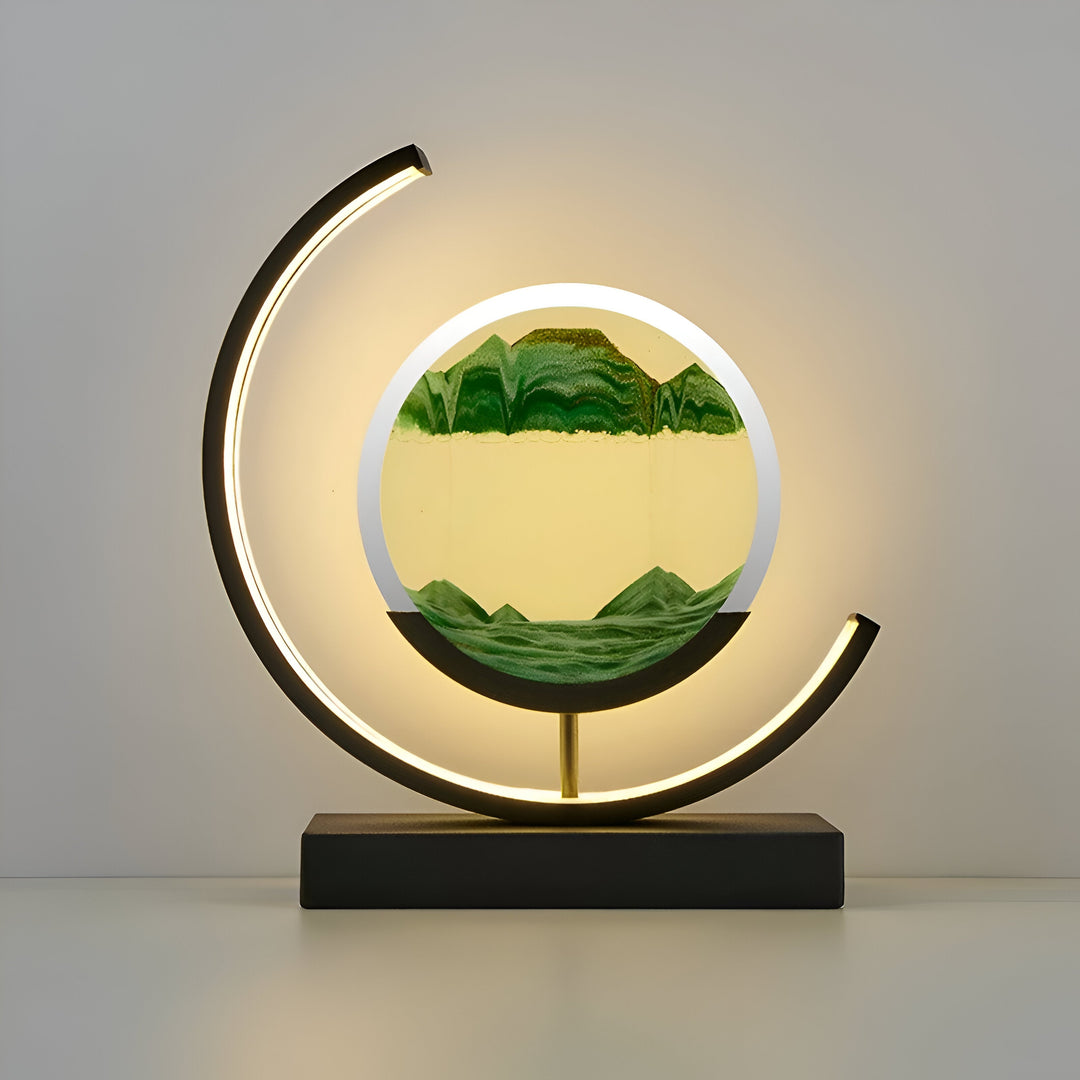 Lampe d'Art Sable Lumineux Déplacé