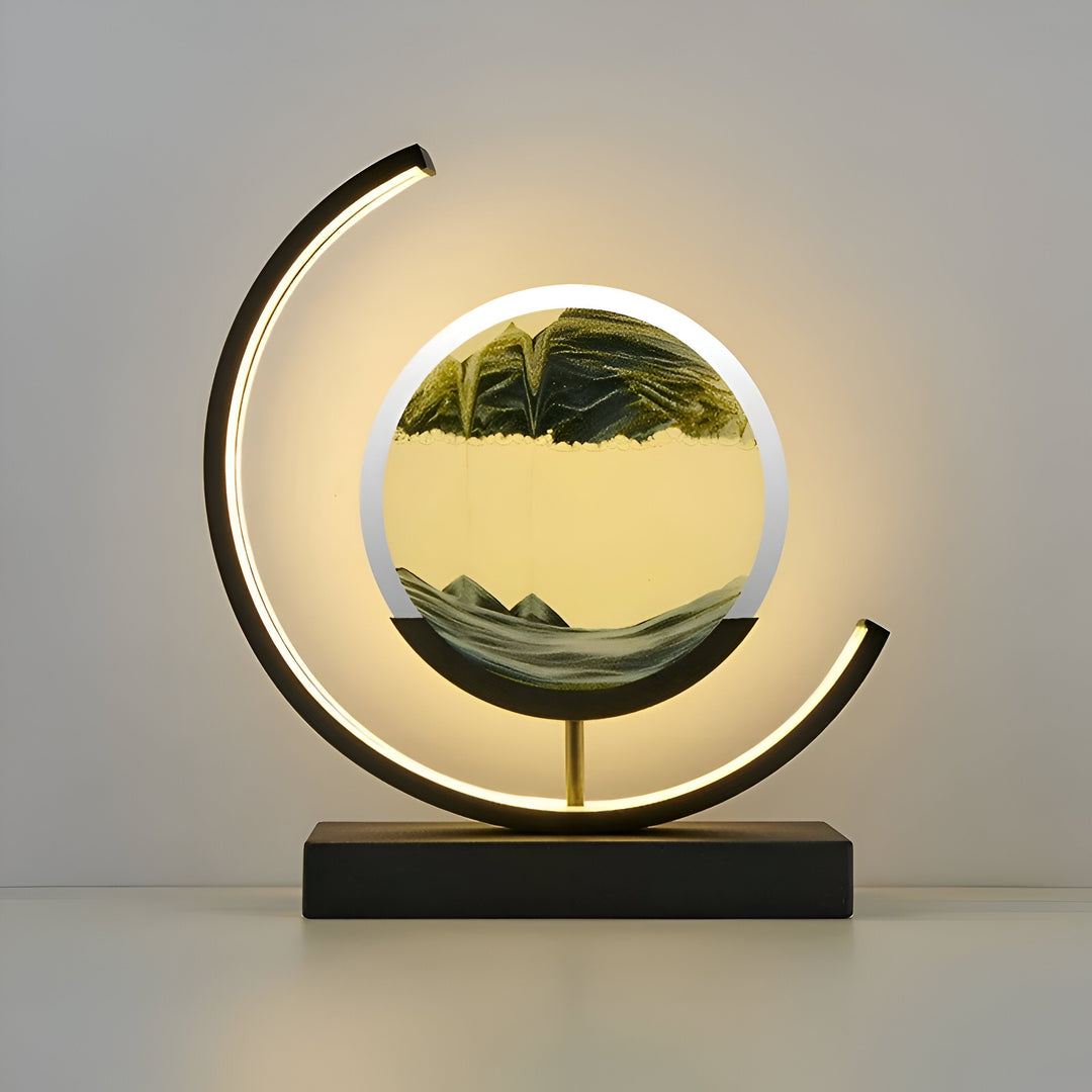 Lampe d'Art Sable Lumineux Déplacé