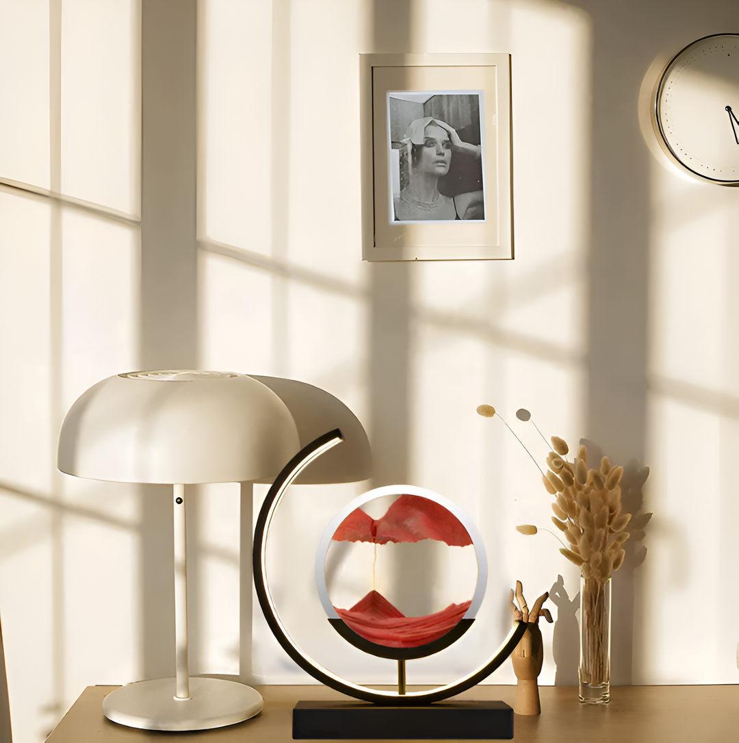 Lampe d'Art Sable Lumineux Déplacé