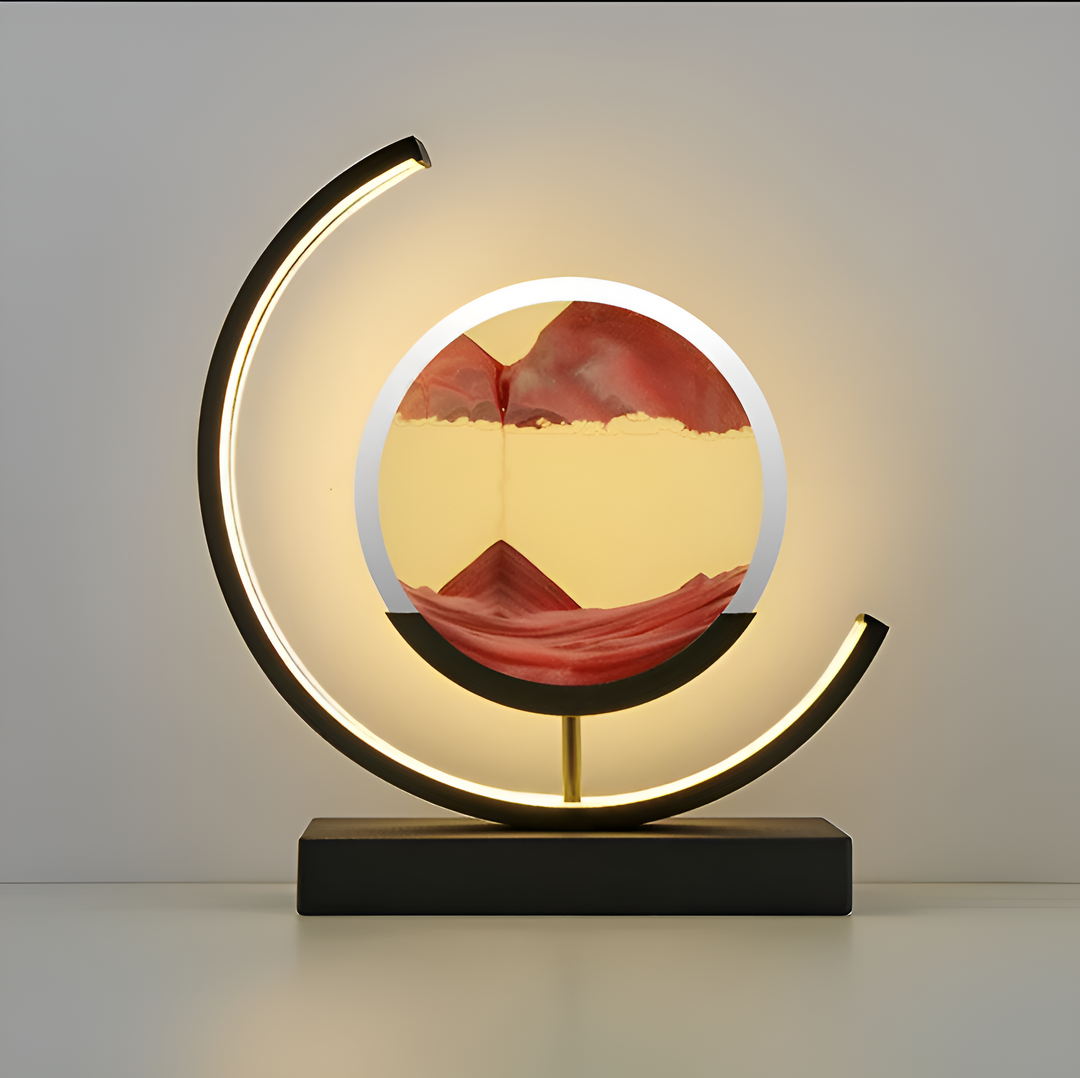 Lampe d'Art Sable Lumineux Déplacé