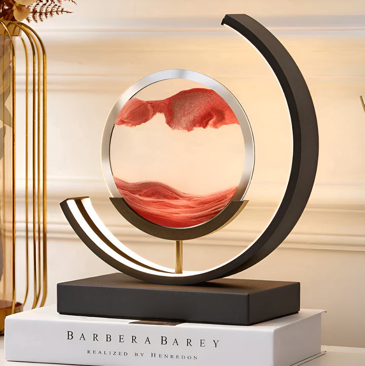 Lampe d'Art Sable Lumineux Déplacé