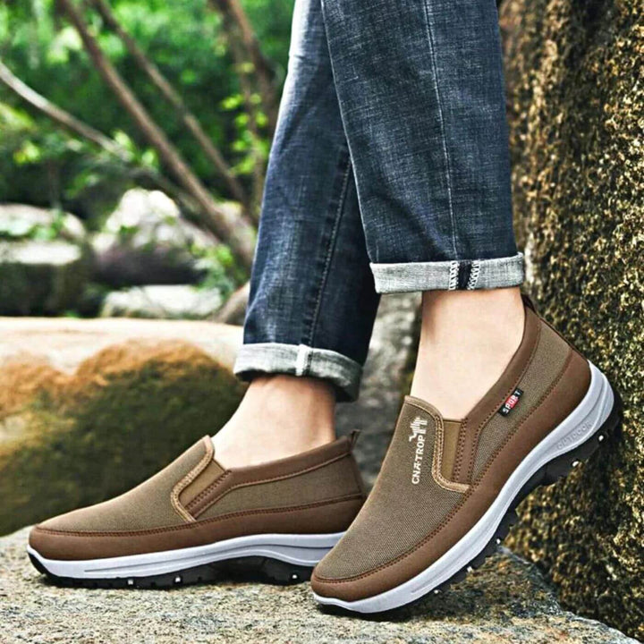 Herre Ortopædiske Slip-On Komfortsko | Bred Pasform Gåsko