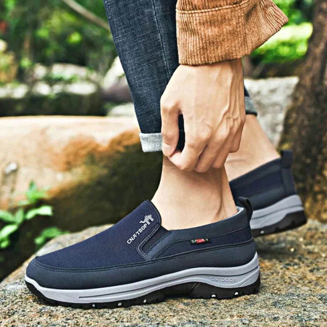 Herre Ortopædiske Slip-On Komfortsko | Bred Pasform Gåsko