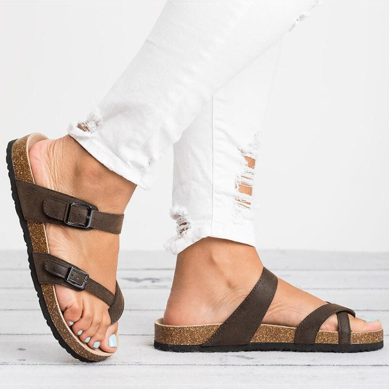 Serenelle | Ergonomiske Sandaler i Romersk Stil