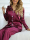 Qiana| Set de pijamale din satin pentru femei