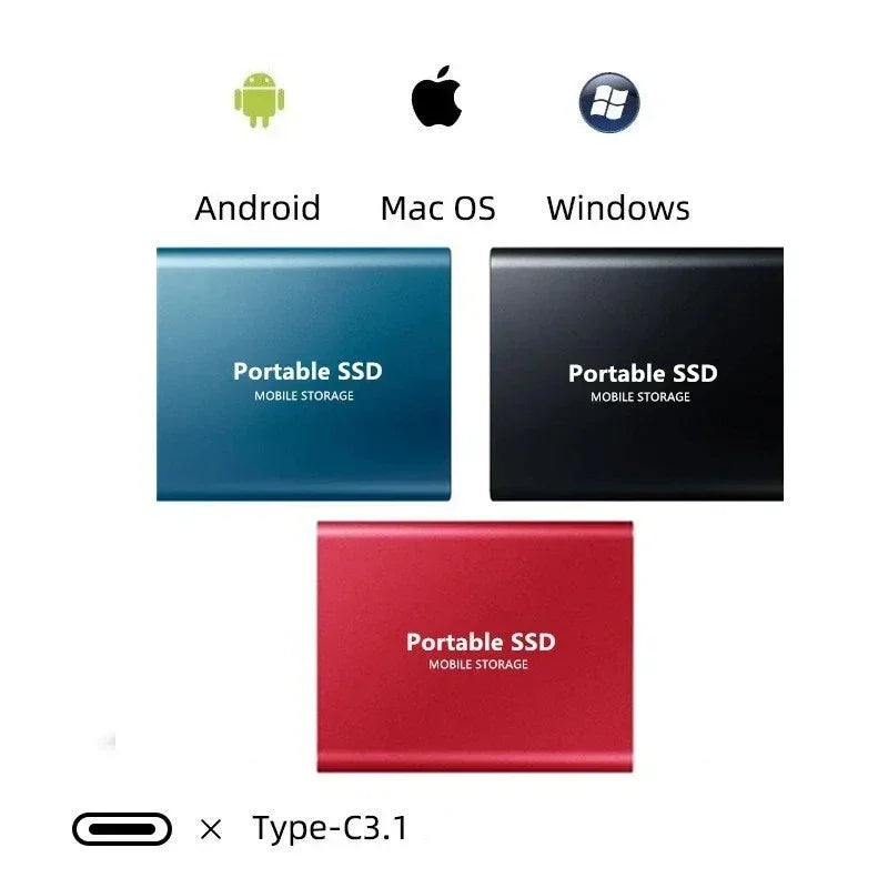 Ultrarychlý 128 TB SSD - Odolný Přenosný Solid State Disk