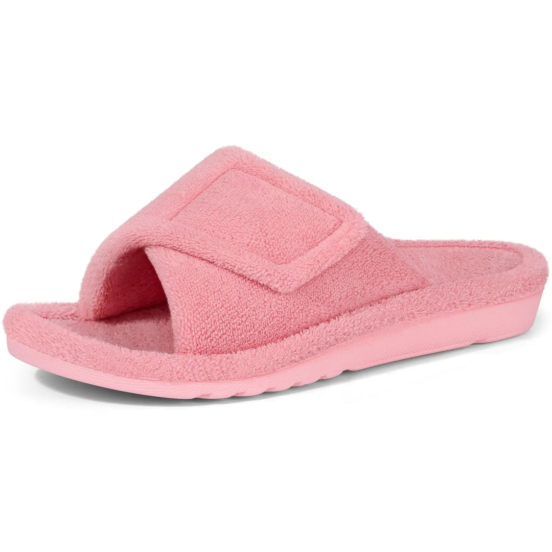 Chaussons orthopédiques pour la maison | Velcro réglable coupe large