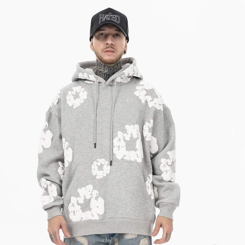 Herre Afslappet Denim-Stil Hættetrøje