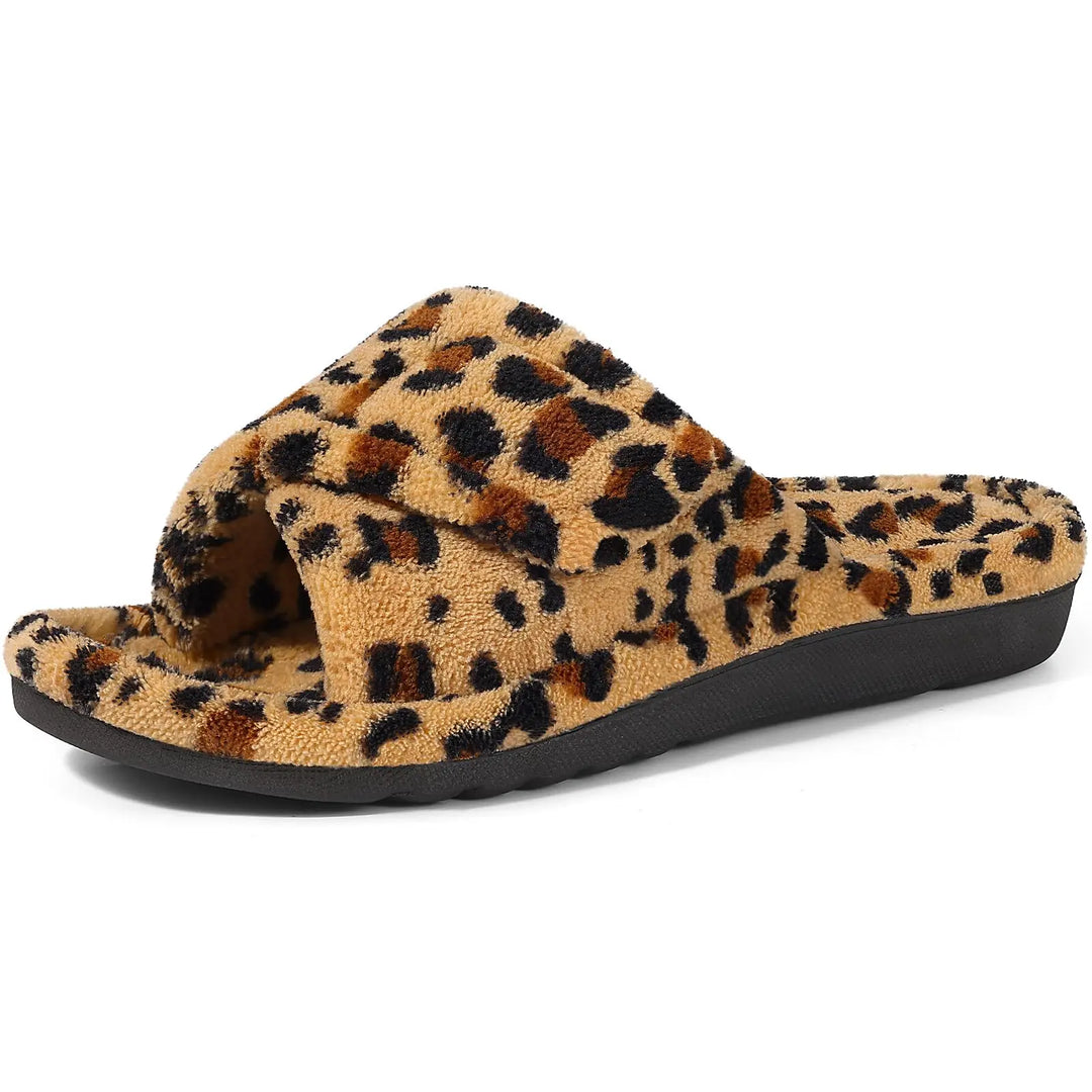Chaussons orthopédiques pour la maison | Velcro réglable coupe large
