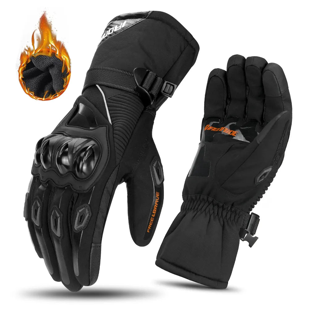Gants de moto thermiques isolants | Chauds pour la conduite hivernale