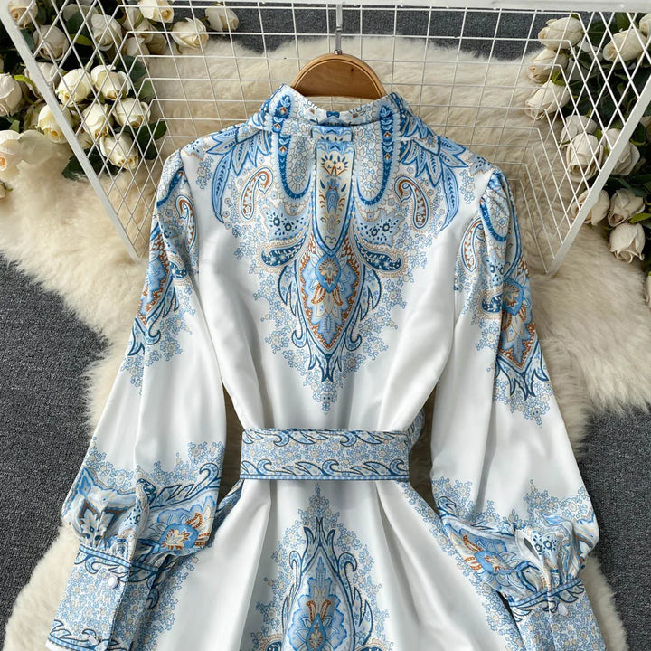 Aribella| Robe à ligne A fleurie