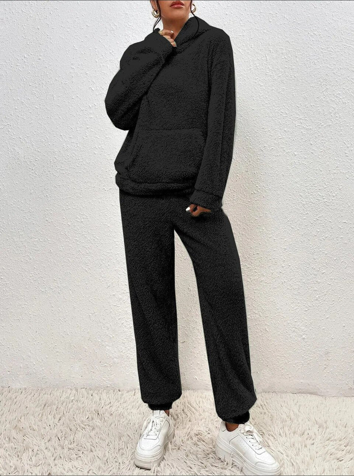 2-Piece Women's Fleece Lounge Set | Cozy Hoodie and Joggers