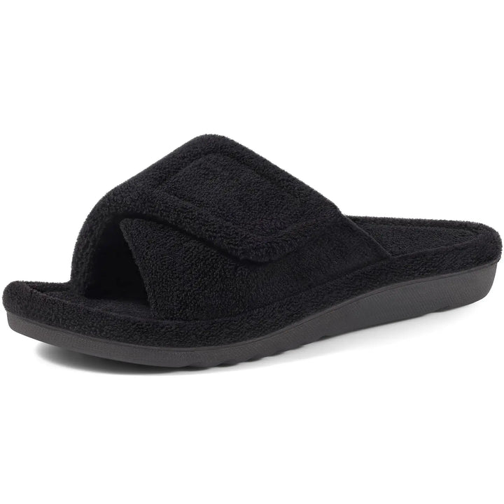 Chaussons orthopédiques pour la maison | Velcro réglable coupe large
