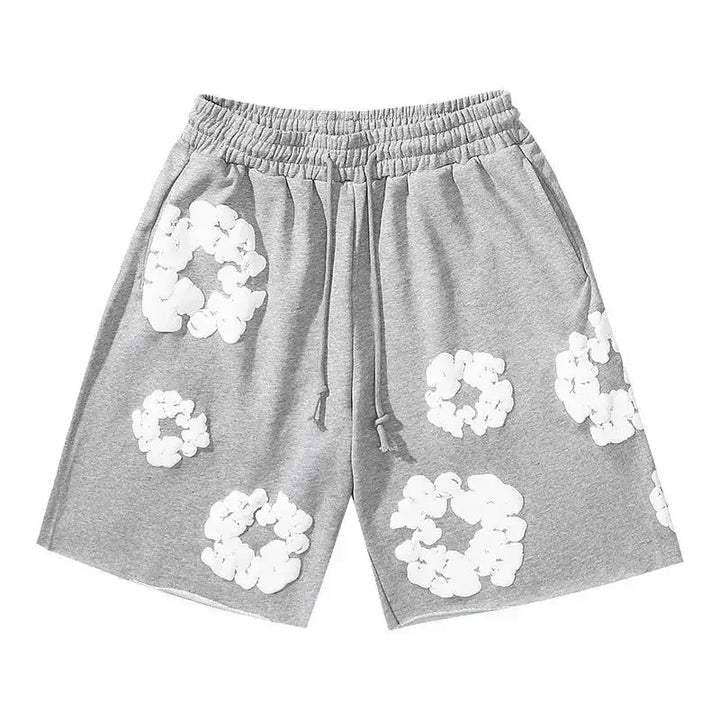 Unisex Flower Shorts Pants