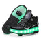 Chaussures à Roulettes LED Enfants | Baskets Lumineuses avec Roues Cachées