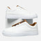 Męskie wsuwane skórzane sneakersy | Sznurowane buty casualowe