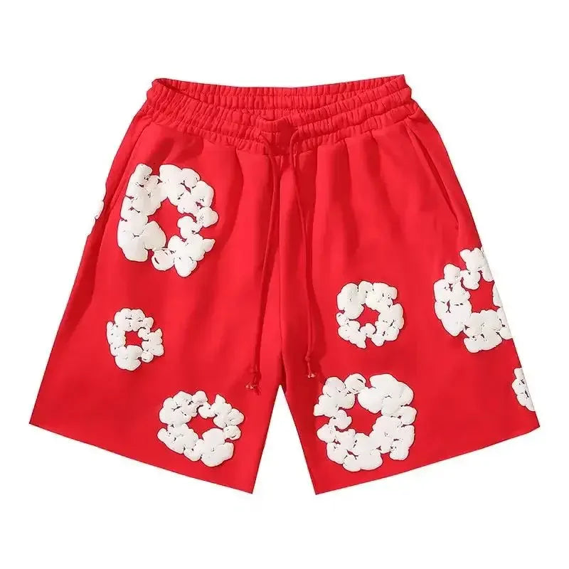 Unisex Flower Shorts Pants