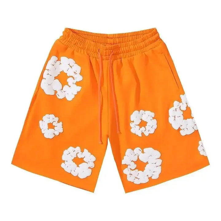 Unisex Flower Shorts Pants