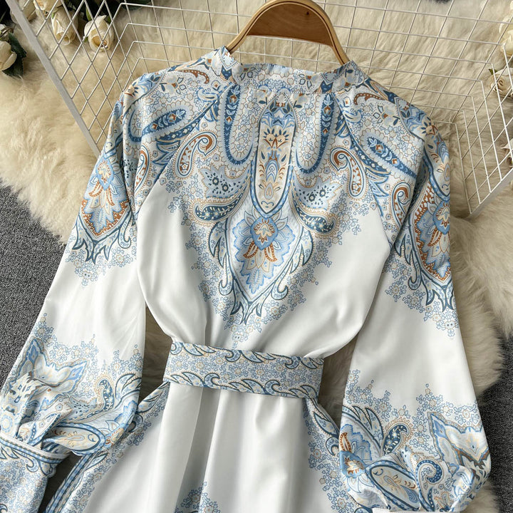 Aribella| Robe à ligne A fleurie