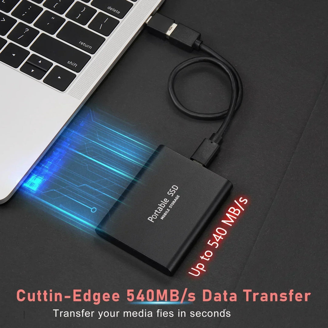 Ultrarychlý 128 TB SSD - Odolný Přenosný Solid State Disk
