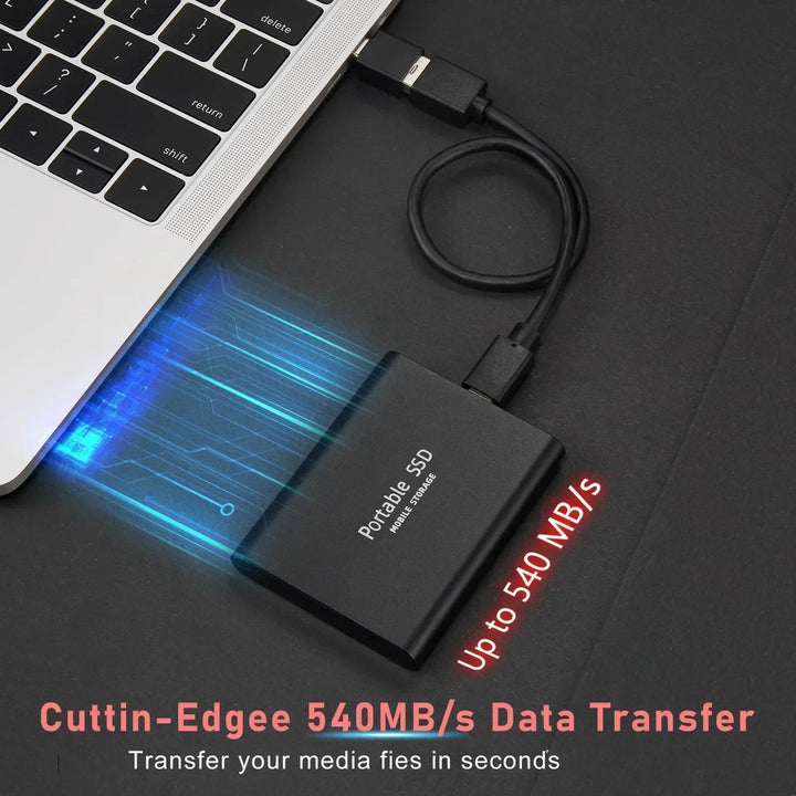 Ultrarychlý 128 TB SSD - Odolný Přenosný Solid State Disk