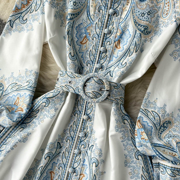 Aribella| Robe à ligne A fleurie