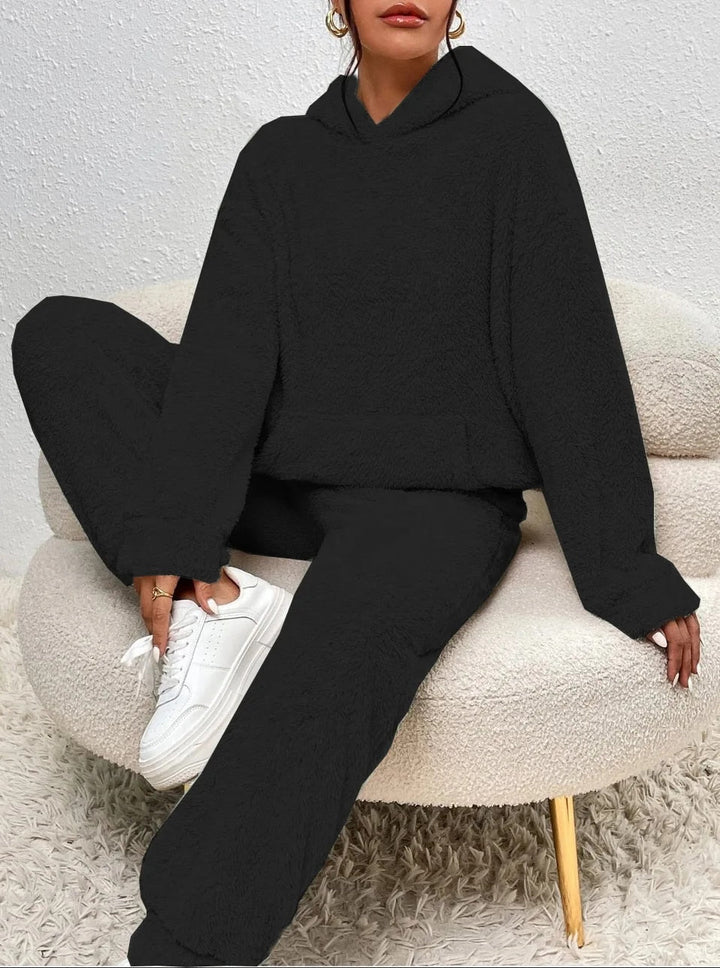 2-Piece Women's Fleece Lounge Set | Cozy Hoodie and Joggers