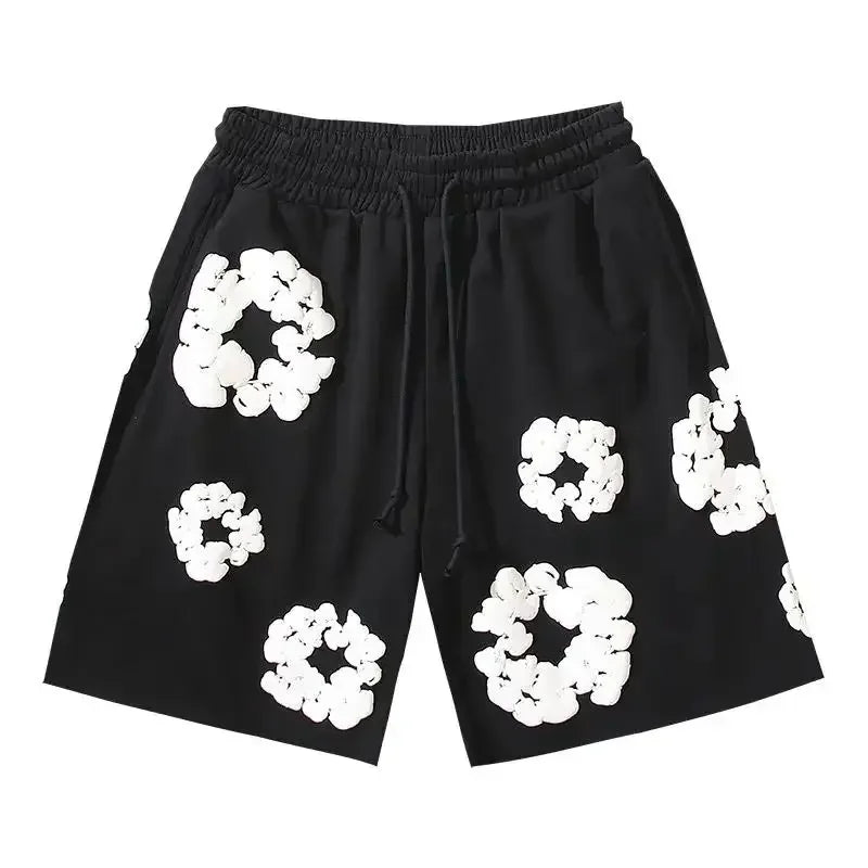 Unisex Flower Shorts Pants