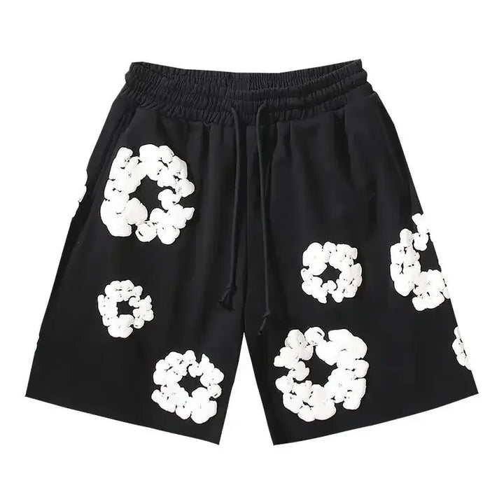 Unisex Flower Shorts Pants