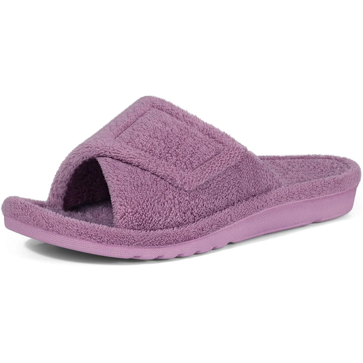 Chaussons orthopédiques pour la maison | Velcro réglable coupe large