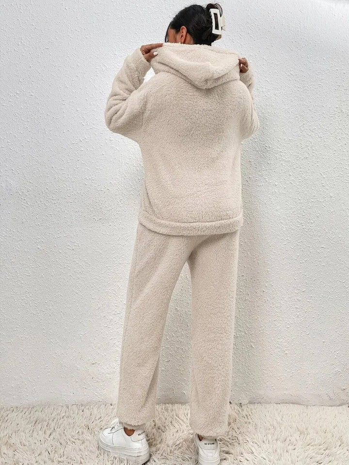2-Piece Women's Fleece Lounge Set | Cozy Hoodie and Joggers