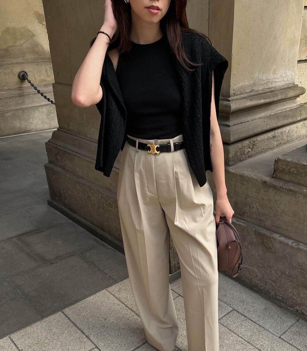 Stylový kožený opasek | Klasická elegance