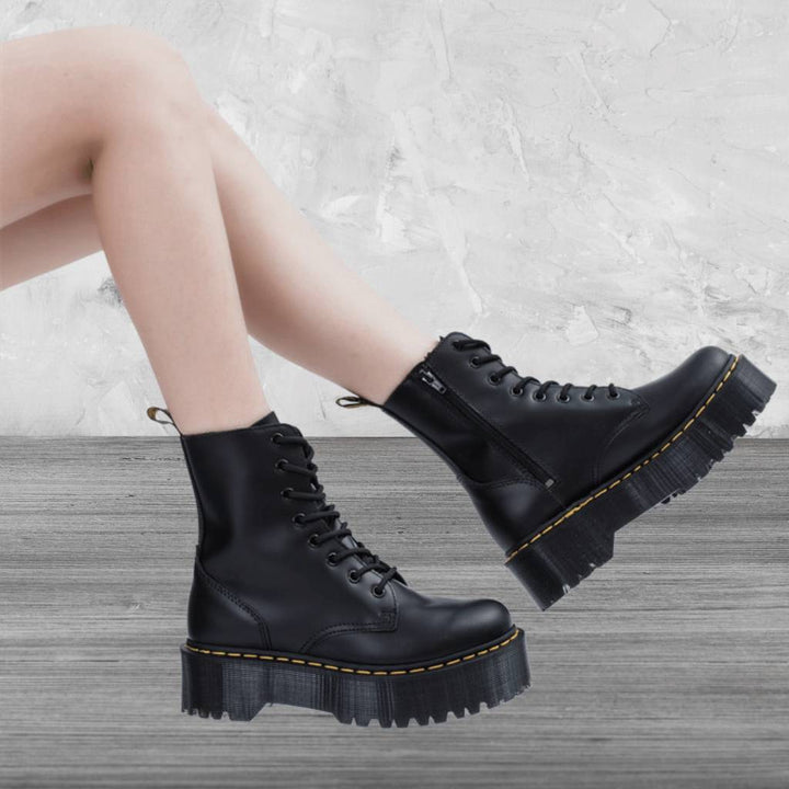 Martens | Nowoczesne Szpiczaste Botki – Stylowe i Komfortowe