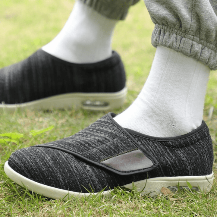Široké Diabetes Boty | Prodyšná Síťovina, Suchý Zip, Nastavitelné