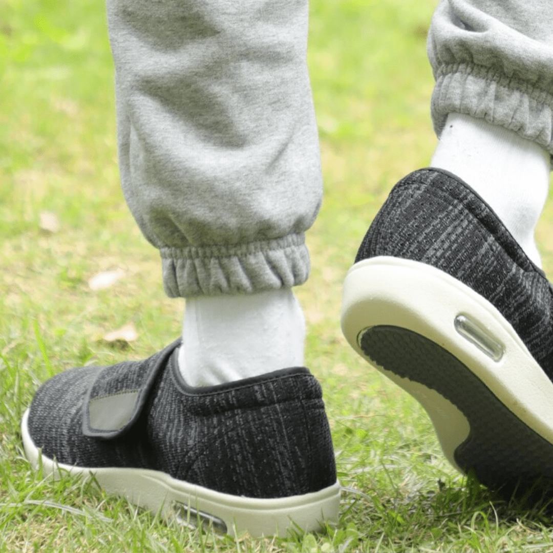 Široké Diabetes Boty | Prodyšná Síťovina, Suchý Zip, Nastavitelné